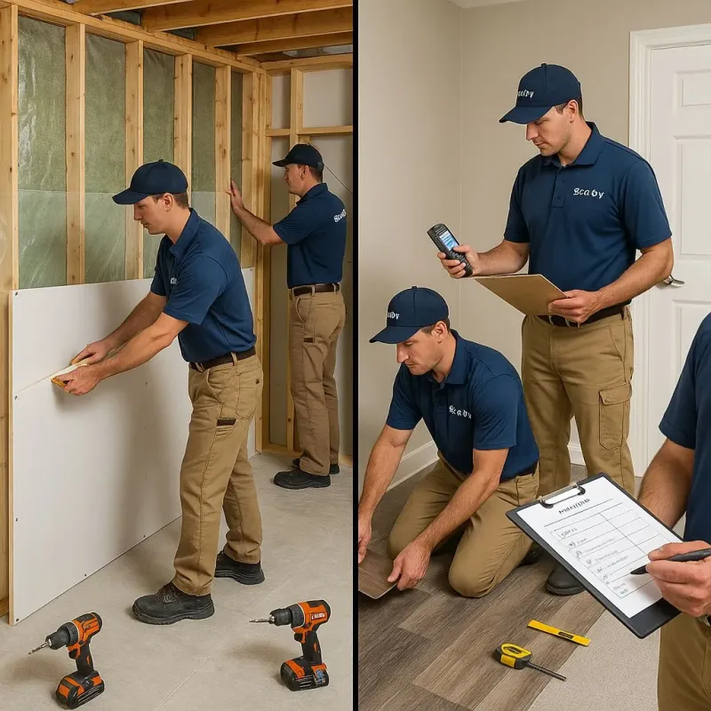 Repairs and Reconstruction process in Ronkonkoma, NY